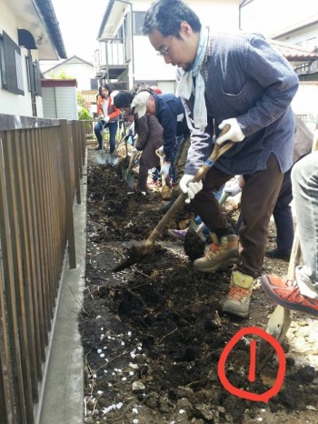 排水路をつくりました