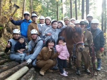 くりこま伐採ツアー