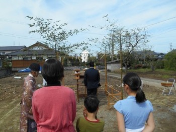 熊本での地鎮祭