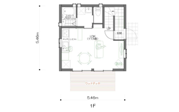 輪（わ）の家18坪