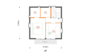 輪（わ）の家18坪